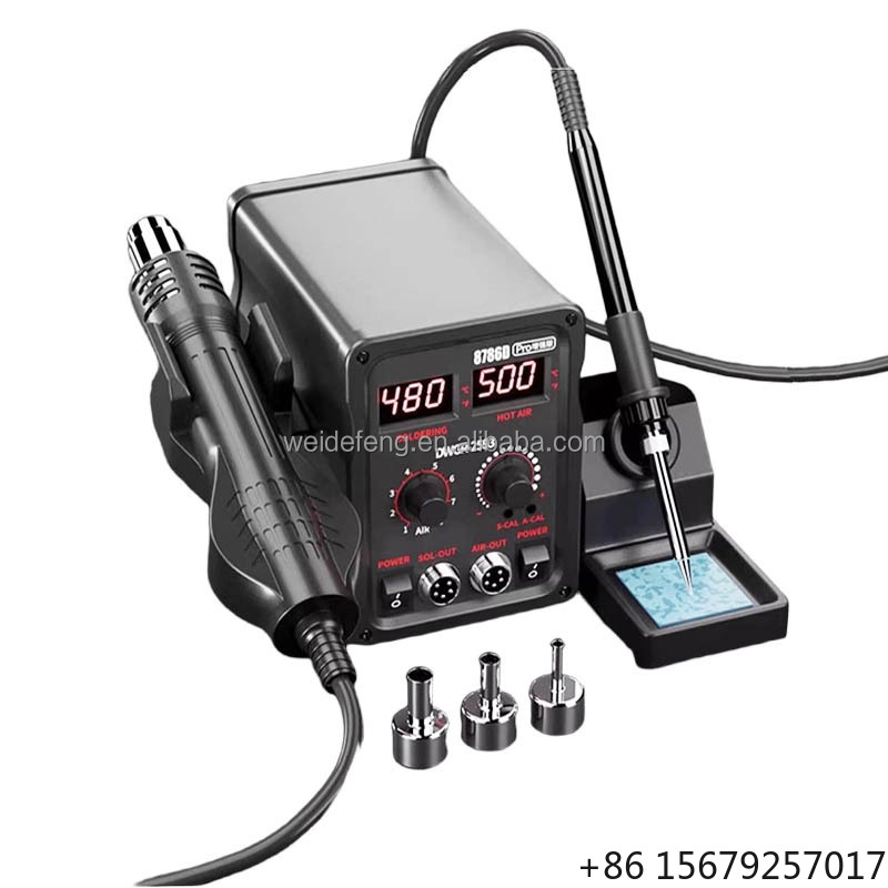 2 In 1 Soldering Rework Station 750W - Station de reprise électrique avec écran