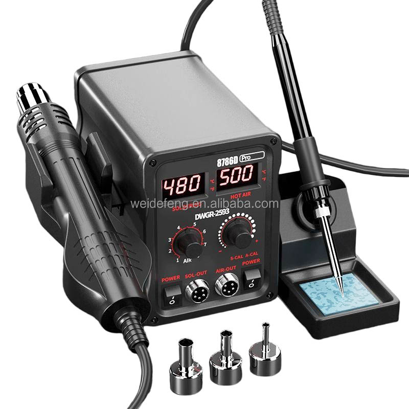 Station de reprise électrique  - 2 In 1 Soldering Rework Station 750W avis et prix