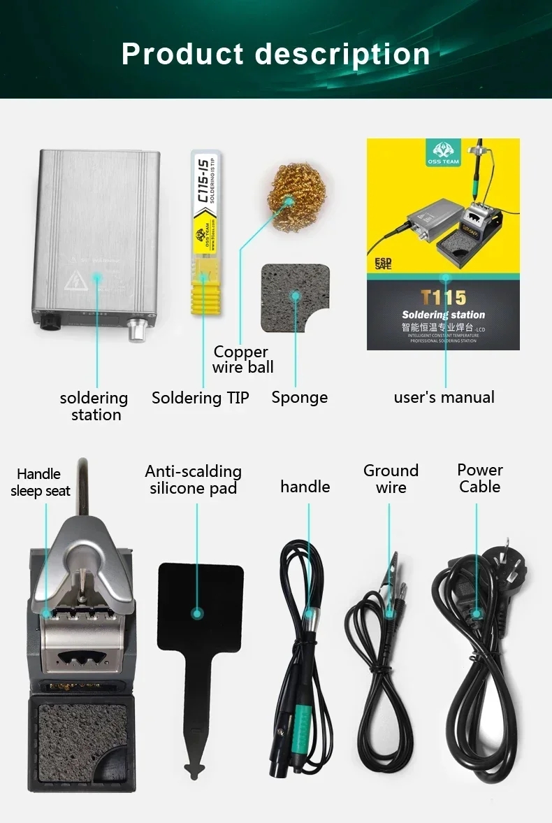 Station de soudage électrique  - C115 Nano Soldering Iron Station avis et prix