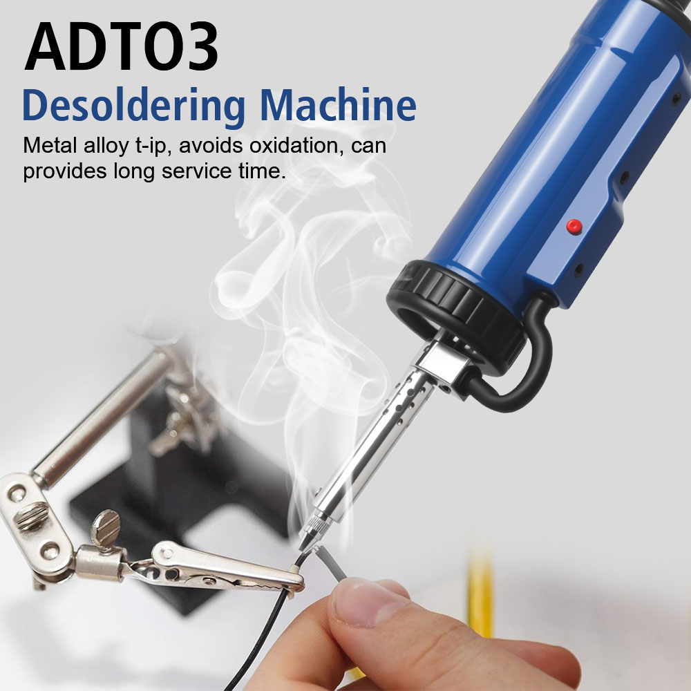Pompe de retrait avec 3 buses  - Desoldering Pump Electric Vacuum Station avis et prix