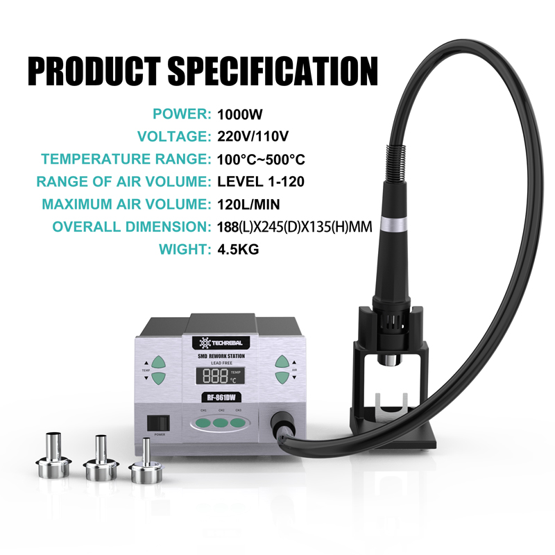 8610 861DW Station de soudure  - Hot Air Rework Station 861Dw avis et prix