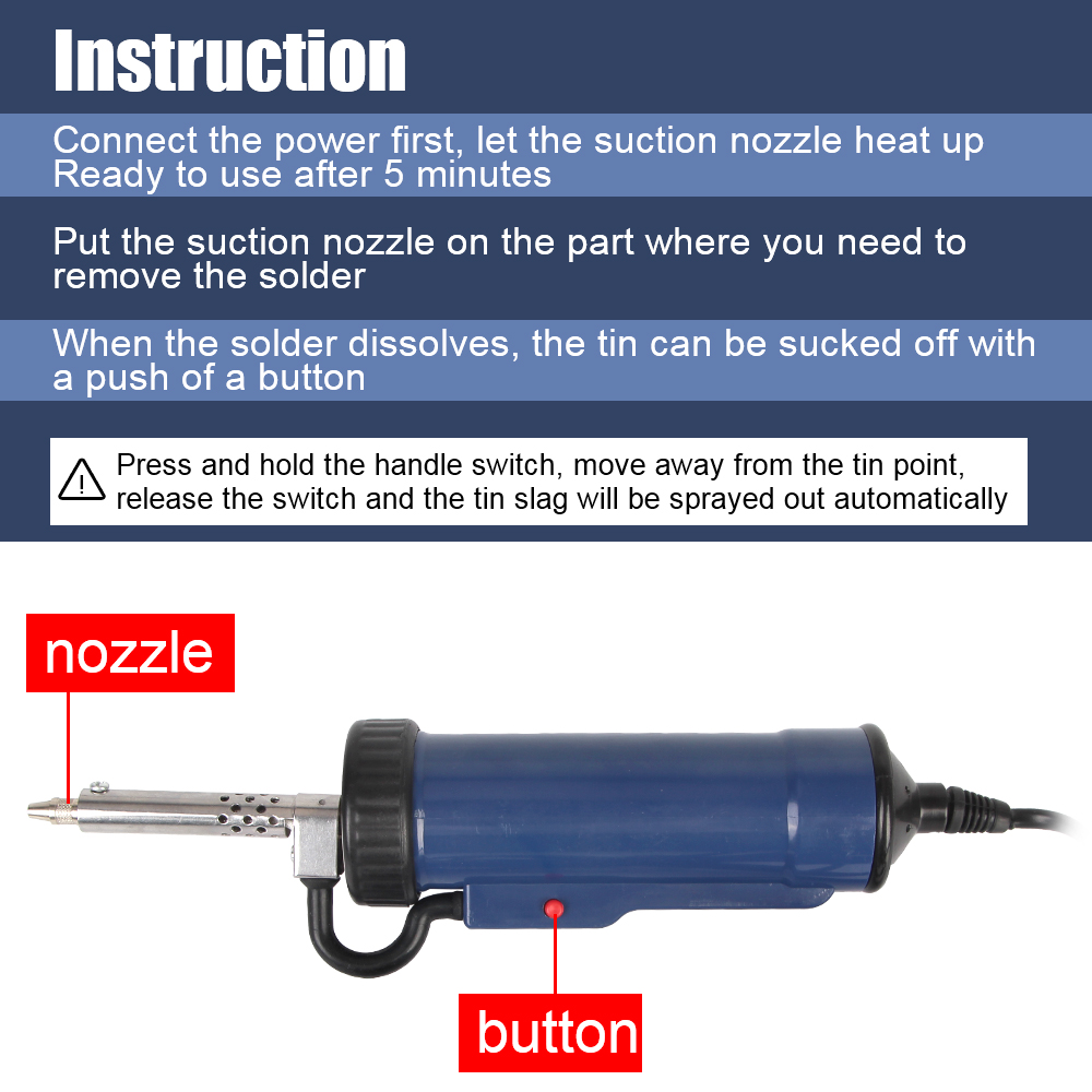 Nouvelle Machine à dessouder,  - Desoldering Pump Electric Vacuum Station avis et prix